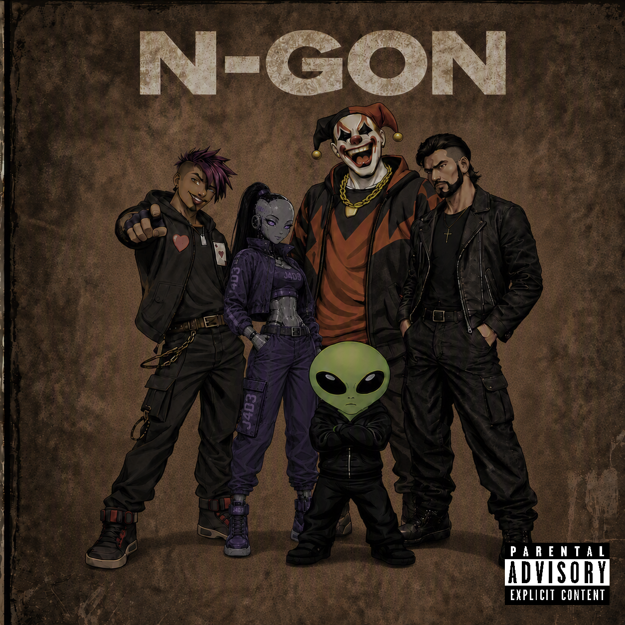 N-GON group artwork from the Zero Day release